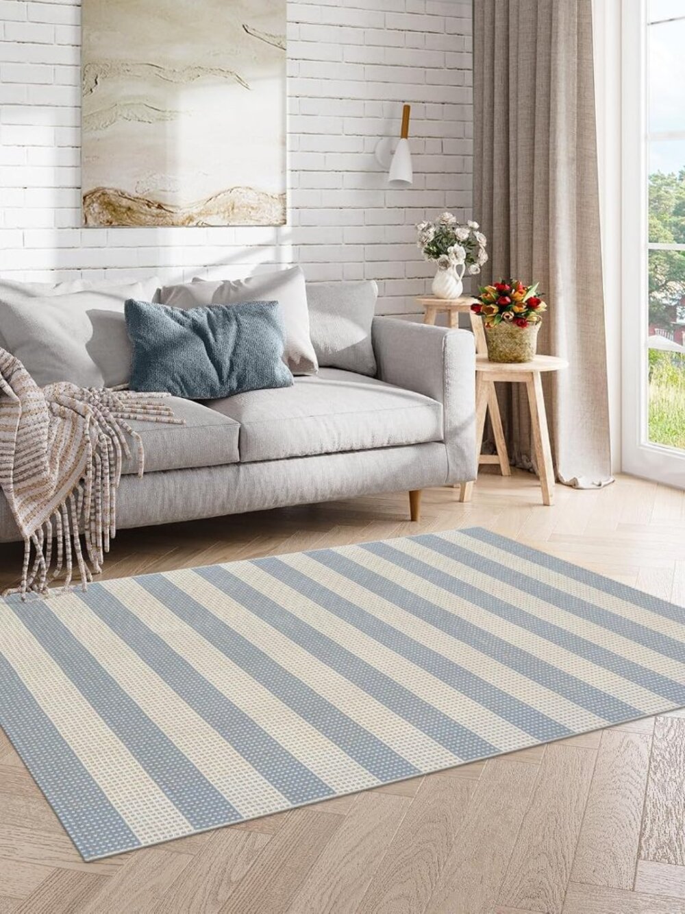 Washable Area Rug Outdoor 4'x6'